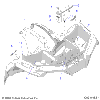 2021 SPORTSMAN 450 HO UTILITY (A21SEG50A1/A5/CA1/CA5)