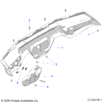 2021 SPORTSMAN 570 EPS EU/ZUG TRACTOR (A21SEE57F1/F57C1/F1/S57C1/C2/C5/C9/CK/F1/F2/FK)