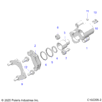 2022 SCRAMBLER 1000 55" EPS 3PC (A22SGE95KN)