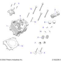 2022 SPORTSMAN 450 HO EPS (A22SEE50A1/A5)