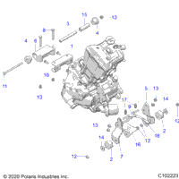 2022 SPORTSMAN 570 EPS (A22SEE57A1/A3/A5/A9/B1/B3/B5/B9)