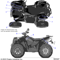 2023 SCRAMBLER 1000 55" TRACTOR/ZUG (A23SGS95CN/FN)