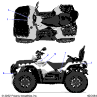 2023 SPORTSMAN TOURING 1000 48" 49S (A23SYY95AD)