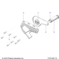 2023 SPORTSMAN 450 HO EPS 50S (A23SEE50B1/B3)