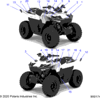2021 OUTLAW 70 MD (A21HBB07N3/N7)