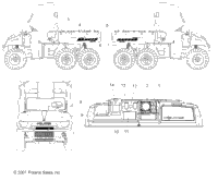 2008 RANGER 6X6 700 EFI (R08RF68AD/AF/AZ)