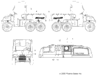 2007 RANGER 700 EFI 6X6 (R07RF68AD/AF)