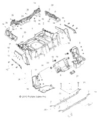 2011 RZR 800 EFI/EPS ALL OPTIONS (R11VH76/VY76)