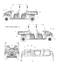 2012 RANGER CREW 800 (R12WH76AG/AR/EAH/EAV/EAW)