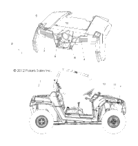 2013 RZR S 800 EFI INTL/ISRAEL (R13VE76FX/FI)