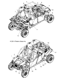 2013 RZR 4 XP JAGGED X (R13XT9EAL)