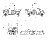 2012 POLARIS LSV 4X4 (R12RC08LG)