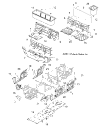 2012 RANGER CREW 800 (R12WH76AG/AR/EAH/EAV/EAW)