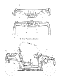 2013 RZR 570 EFI INTL (R13VH57FX)