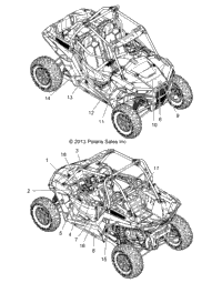 2014 RZR XP 1000 INTL (Z14ST1EFX)