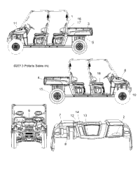 2014 RANGER 800 CREW (R14WH76AA)