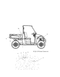 2014 RANGER XP 900 ALL OPTIONS (R14UH88/9E/9EAN/9EAI/9EAIC)