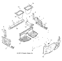 2014 RANGER 900 CREW ALL OPTIONS (R14WH88A/9EA)