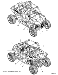 2016 RZR XP 1000 EU/MD (Z16VDE99FM/NM)