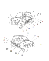2017 RZR 170 (Z17YAV17A2/A5/N2/N5)