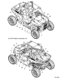 2017 RZR XP TURBO (Z17VDE92AK/AM/LK/AB)