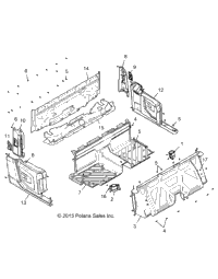 2014 RANGER 900 CREW ALL OPTIONS (R14WH88A/9EA)