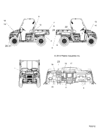2015 RANGER 570/EPS (R15RMA57AA/AR/AC/LA/EAZ/H57AR)