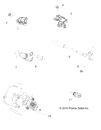2012 RZR 800 EFI/EPS (R12VH76AB/AD/AF/AH/AI/AJ/AM/EAB/EAS)