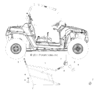 2013 RZR XP 900 EPS INTL (R13JT9EFX)