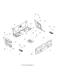 2014 RANGER CREW 570 EFI (R14WH57AA/AC/AR/6EAT)