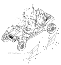 2013 RZR XP 4 900 EFI (R13XT87AA/9EAK)