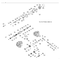 2013 RZR 570 EFI (R13VH57AD/6EAK)
