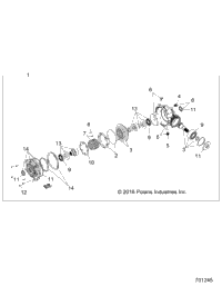2017 RZR 570 S (Z17VJE57AR)