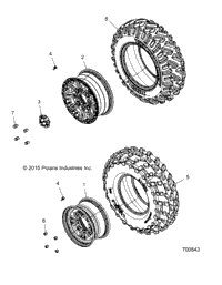 2017 R17RGE99A7/A9/AW/AM/KAK POLARIS GENERAL 1000 EPS R17RGE99A7/A9/AW/AM/KAK (R23)