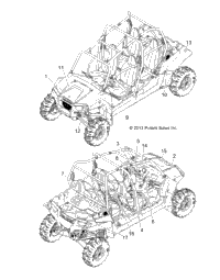 2014 RZR 4 900 (Z14XT9EAO)