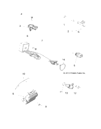 2014 RANGER 900 CREW ALL OPTIONS (R14WH88A/9EA)