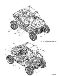 2018 RZR 1000 60 INCH PS (Z18VBE99BW)