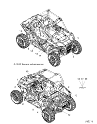 2018 RZR 900 50 INCH EU/TRACTOR (Z18VAS87CM)