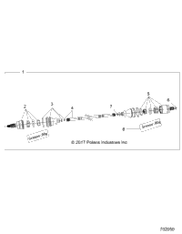2018 RZR 900 50 INCH (Z18VAA87B2/E87BM/BW)