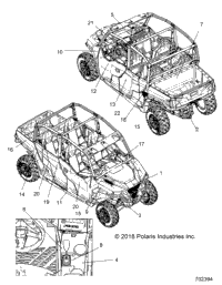 2019 POLARIS GENERAL 1000 4P PS RC (R19RHE99AD/BD/LD/K99AK/BK)