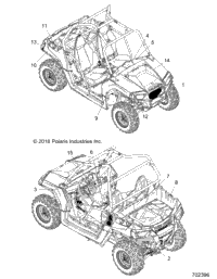 2019 RZR 570 (Z19VHA57B2/E57BM)