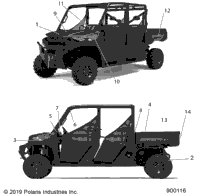 2020 RANGER 1000 PS CREW FS (R20T6A99A1/B1/E99A9/AM/AS/B9/BM/BS)