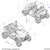 2020 RZR 1000S 60 INCH EPS TRACTOR (Z20ASS99C2/CH)