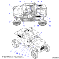 2020 RZR XP TURBO (Z20NAE92AL/AR/BL/BR/FAL/AR)