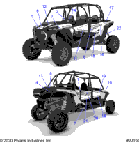2020 RZR XP 4 1000 POLAND (Z20N4E99NC)