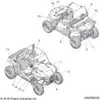 2020 RZR 1000 60 INCH PS (Z20ASE99AH/LH/BH)