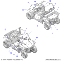 2020 RZR 900 50 INCH (Z20A5A87B2/E87BP/BK/BX)