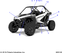 2020 RZR TURBO PRO XP LT (Z20RAB92LR/D92LC/E92LT)