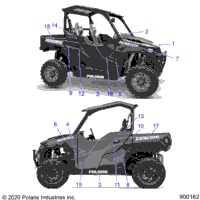 2020 POLARIS GENERAL 1000 DLX RC (G20GAJ99AK/AS/BK/BS)