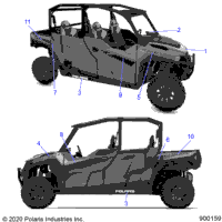 2020 POLARIS GENERAL 1000 4P PREM. (G20G4P99AX/BX/ELX)